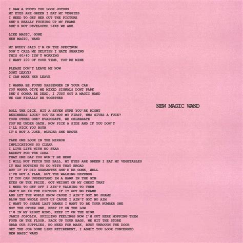 new magic wand lyrics|new magic wand song lyrics.